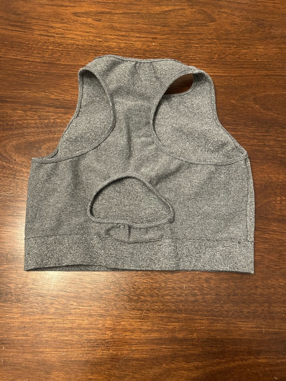 Gilly Hicks Heather Gray Cropped Tank Top - Picture 2 of 3